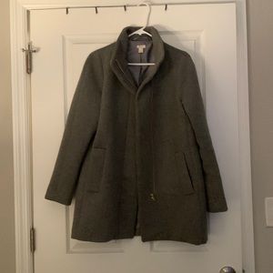 J. Crew size 8 light grey, city jacket.